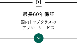 最長60年保証
