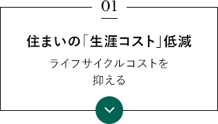 住まいの「生涯コスト」低減