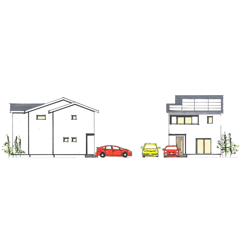 趣味の家庭菜園ができるお庭や家事動線のある、奥様にうれしい住まい