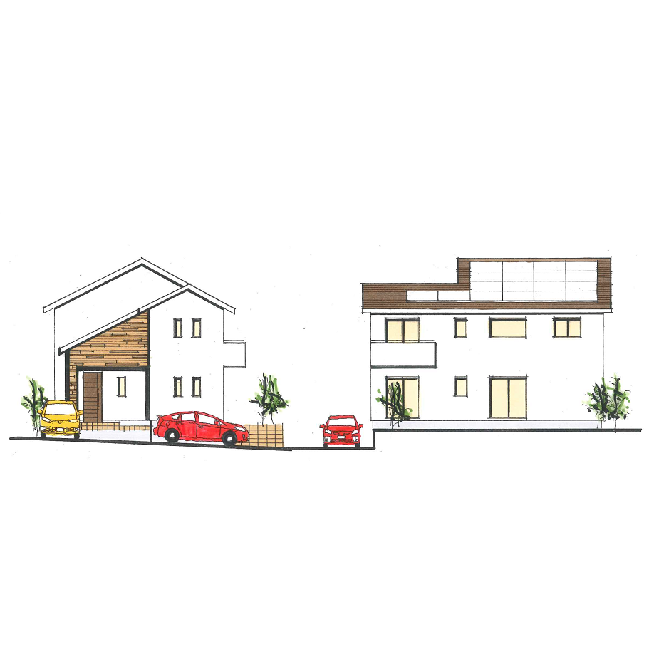 吹き抜けを採用した開放感のある住まい