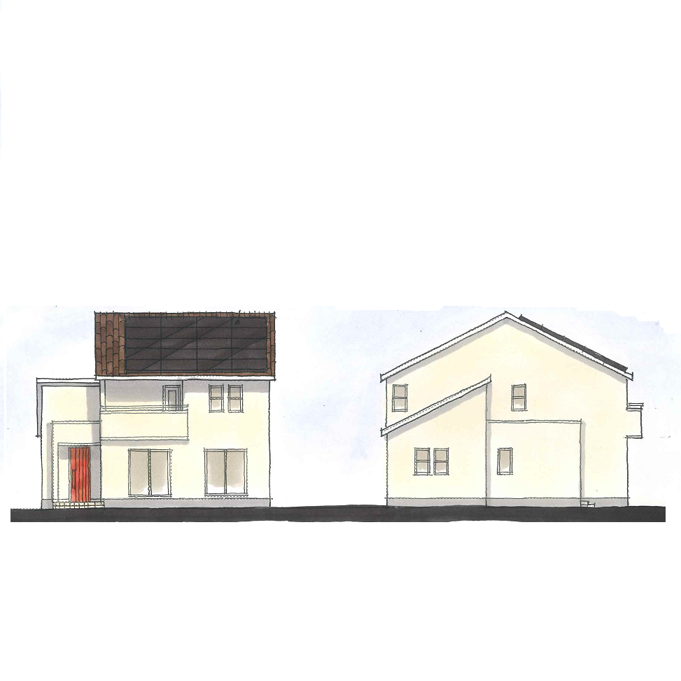 ミニキッチンや水回り動線にこだわった生活のしやすさを追求した二世帯の住まい