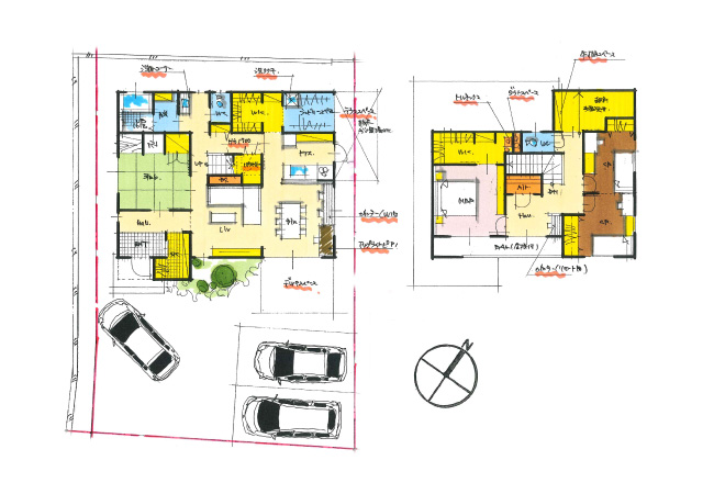 たっぷり収納とランドリースペースで家事ラクな住まい