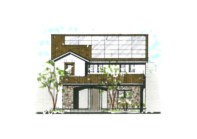 ペットたちと暮らす回遊動線が魅力の邸宅