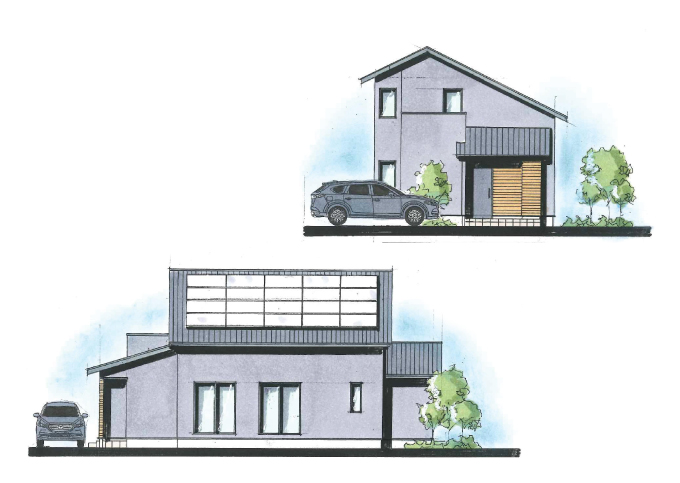 広々土間空間でアウトドアの趣味も楽しむ家
