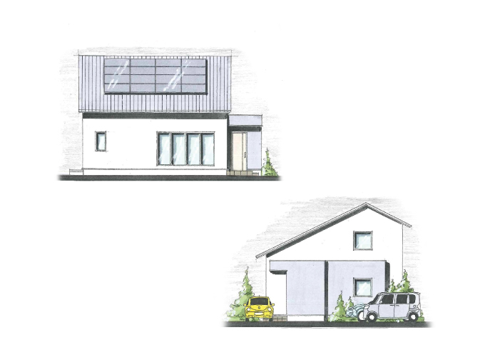 平屋のような暮らしも叶う、開放的なLDKのある家