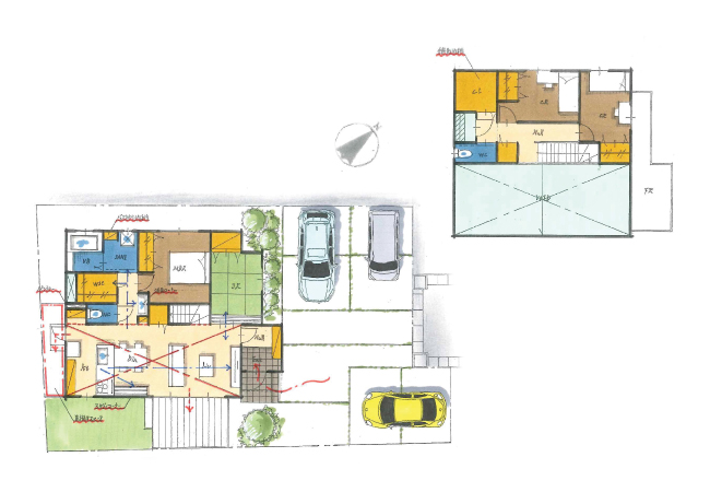 広々吹き抜けが魅力！１階に主寝室を設けた暮らしやすい住まい
