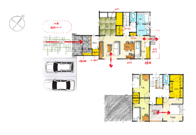 便利な帰宅動線が魅力の住まい