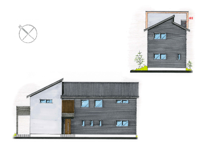 タイル床で自由な暮らしを叶える家