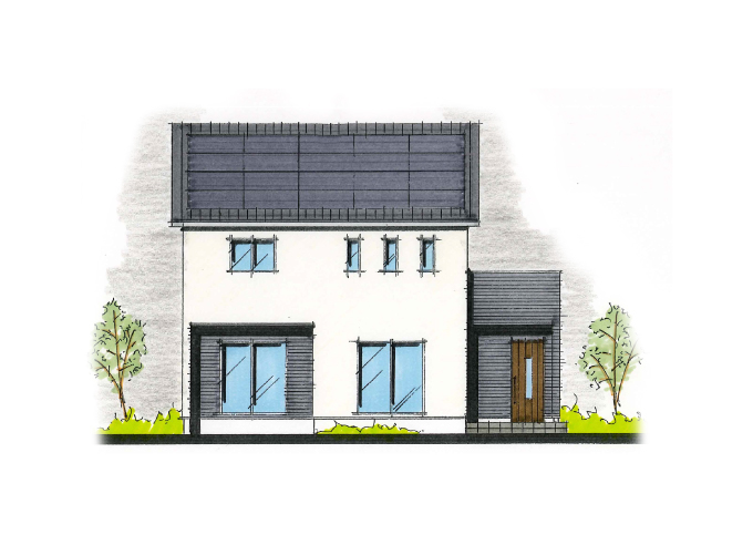 キッチンをぐるりと回れる動線が便利な住まい