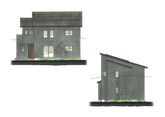 家族の気配を感じながら過ごせる住まい