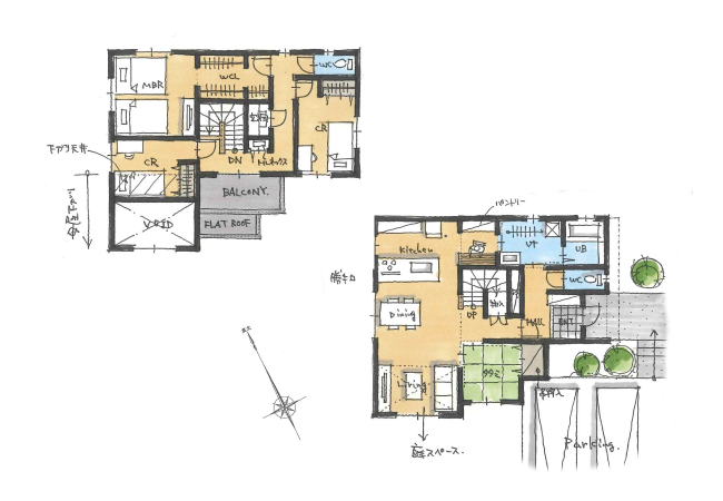 便利な水回り動線が魅力の住まい