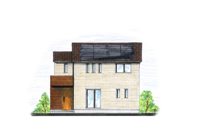 ダイニング横の畳コーナーでくつろぐ家