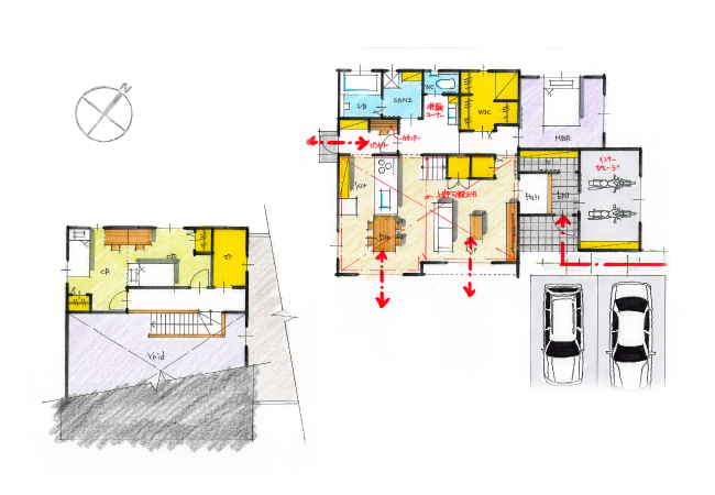 バイク用ガレージで趣味を楽しむ暮らしを叶える住まい