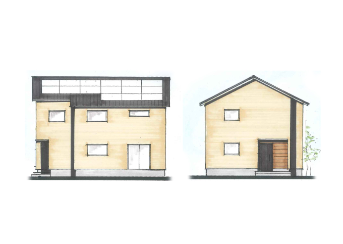 二世帯住宅にもなるプライバシーを配慮した間取りの住まい